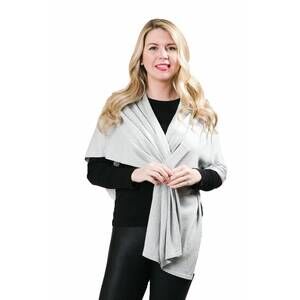 NEW TOP IT OFF katie metallic wrap in silver